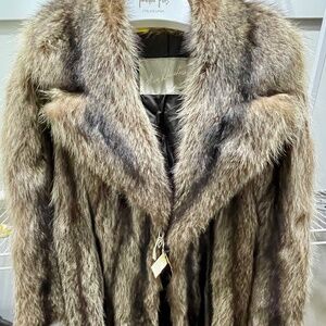 Nan Duskin Vintage Full Length Raccoon Coat